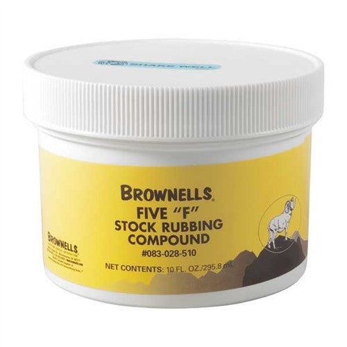 FIVE "F" STOCK RUBBING COMPOUND 10OZ