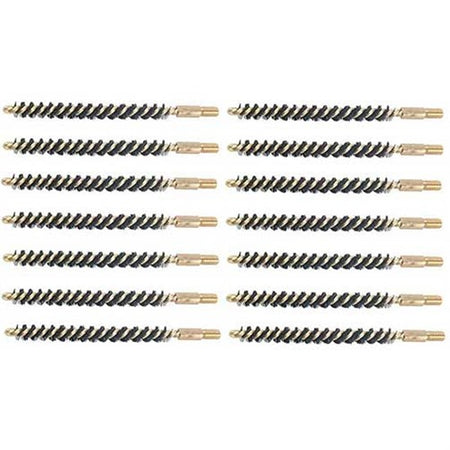 HEAVY WEIGHT NYLON RIFLE BRUSH 22 CALIBER CENTERFIRE 12 PACK