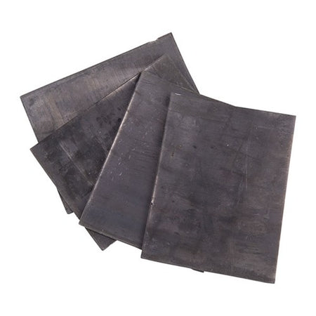 BARREL VISE SHIMS, PURE LEAD, 3" X 4", 4 PACK
