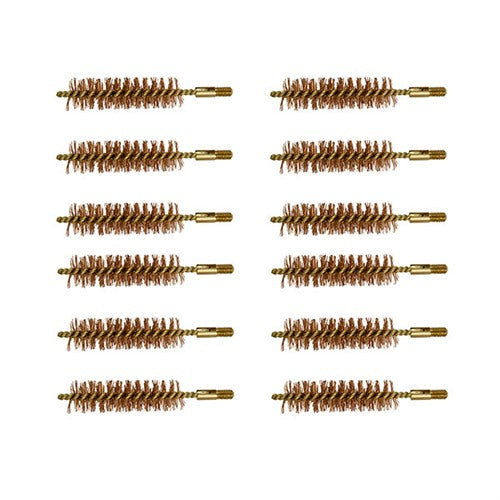 DOUBLE-TUFF BRONZE RIFLE BRUSH 54 CALIBER 12 PACK