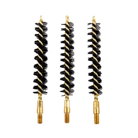 HEAVY WEIGHT NYLON RIFLE BRUSH 35/38/357 CALIBER 3 PACK