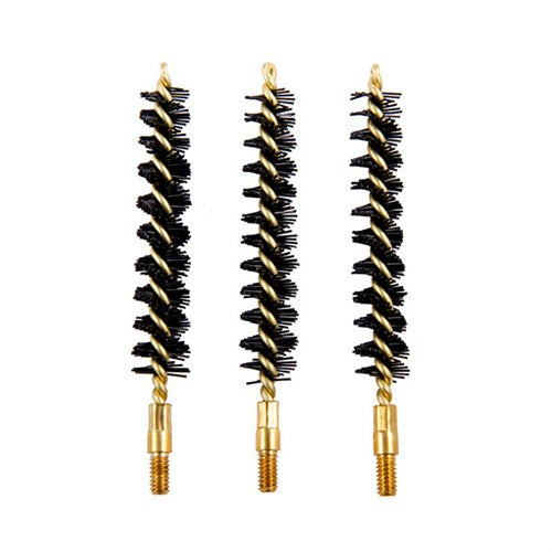 HEAVY WEIGHT NYLON RIFLE BRUSH 35/38/357 CALIBER 3 PACK
