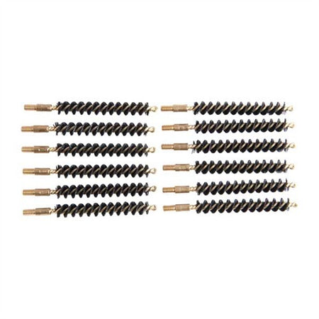 HEAVY WEIGHT NYLON RIFLE BRUSH 30 CALIBER 12 PACK