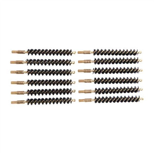 HEAVY WEIGHT NYLON RIFLE BRUSH 30 CALIBER 12 PACK