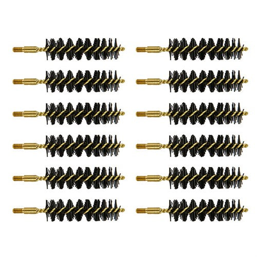 HEAVY WEIGHT BRUSH, NYLON, .58 CALIBER MUZZLELOADER, 12 PACK