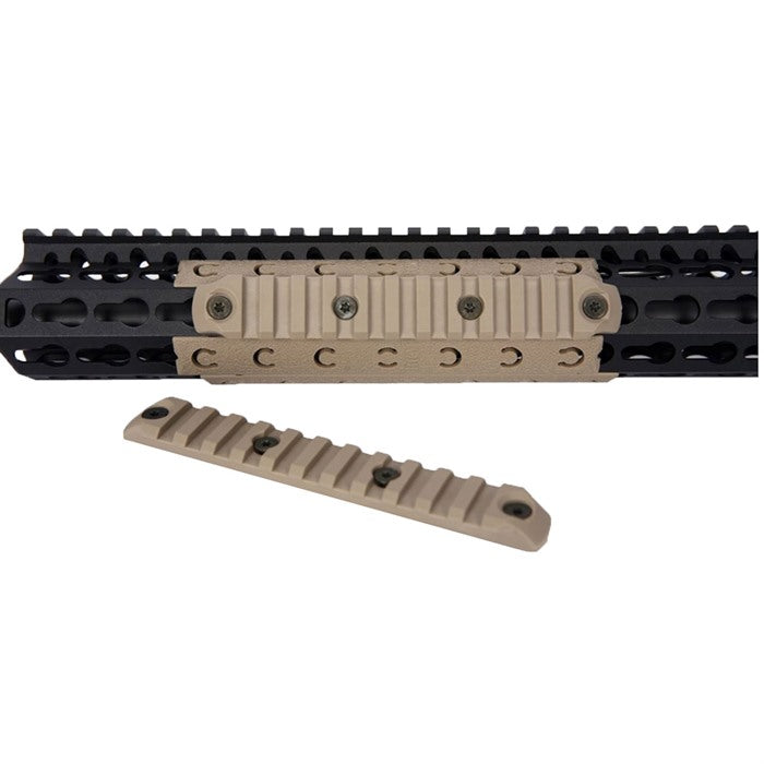 KEYMOD PICATINNY RAIL SECTIONS FLAT DARK EARTH 855877004572