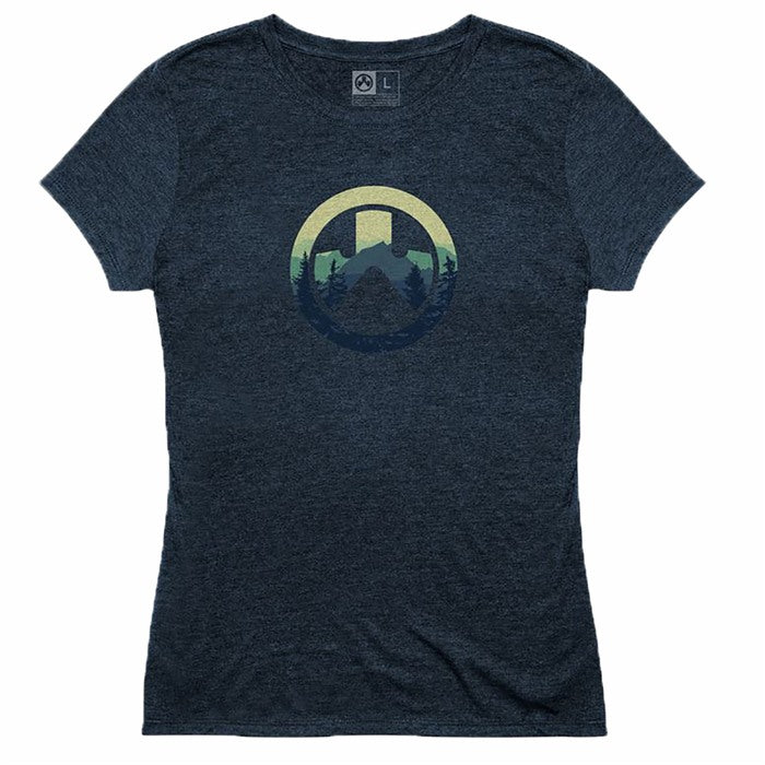 WOMEN'S CASCADE ICON LOGO CVC T-SHIRTS 840815129554
