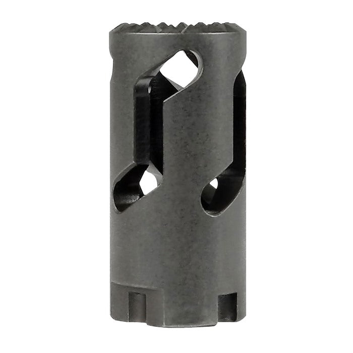 Midwest Industries Flash Hider, 7.62X39, Impact Device, M14 x 1.0 Left Hand Thread, Black MI-AKFH1