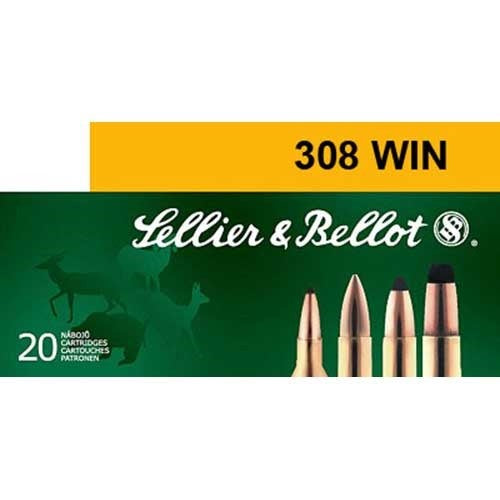 Sellier and Bellot .308 Win / 7.62x51mm Match 168gr BTHP Ammo