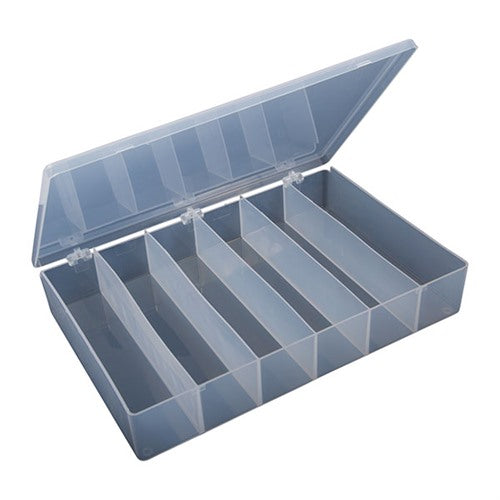 STORAGE BIN, 6 COMPARTMENT, 12-7/8"X8-5/8"X2-1/4", 1 PACK