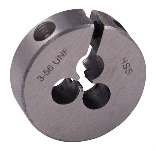 ROUND WIRE GAUGE CARBON DIE 13/16" DIAMETER 3-56 THREAD