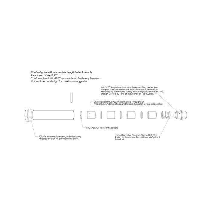 MK 2 BUFFERS- MOD 1 812526023087