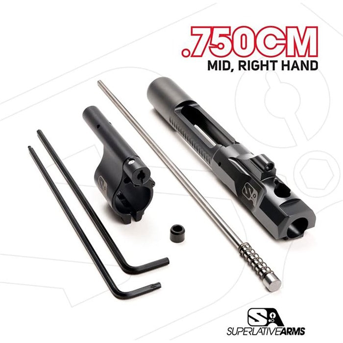 AR-15 ADJUSTABLE PISTON SYSTEM W/CLAMP ON .750" BLOCK RIGHT HAND 850011846278