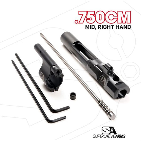 AR-15 ADJUSTABLE PISTON SYSTEM W/CLAMP ON .750" BLOCK RIGHT HAND 850011846278