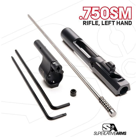 AR-15 ADJUSTABLE PISTON SYSTEM W/0.750" GAS BLOCK LEFT HAND 850051342662