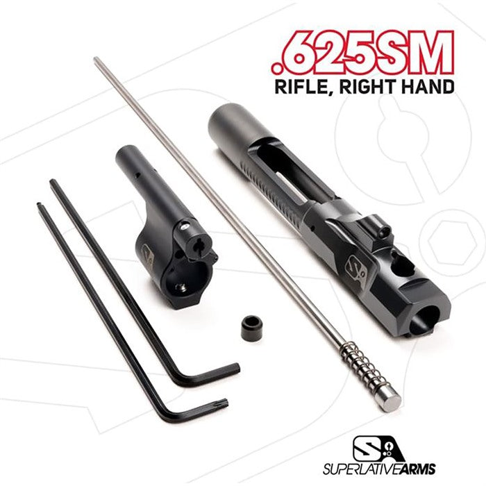 AR-15 ADJUSTABLE PISTON SYSTEM W/0.625" GAS BLOCK RIGHT HAND 850011846322