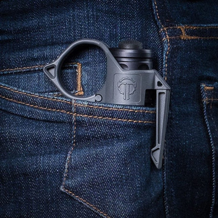 SWITCHBACK 2.0 LARGE FLASHLIGHT RING WITH POCKET CLIP 754697743398