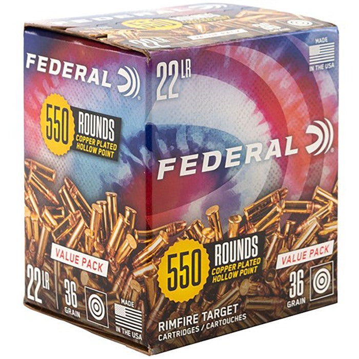 Federal .22 Long Rifle Value Pack 36gr JHP Ammo