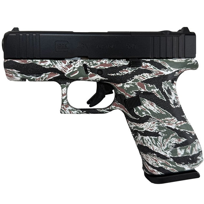 GLOCK 43X MOS 9MM LUGER 3.41" BBL (2)10RD MAGS BLACK - TIGER