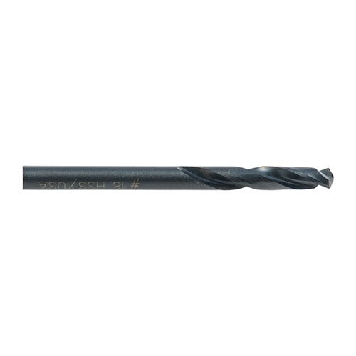 SHORT LENGTH WIRE GAUGE DRILL 18S (0.17") DIAMETER
