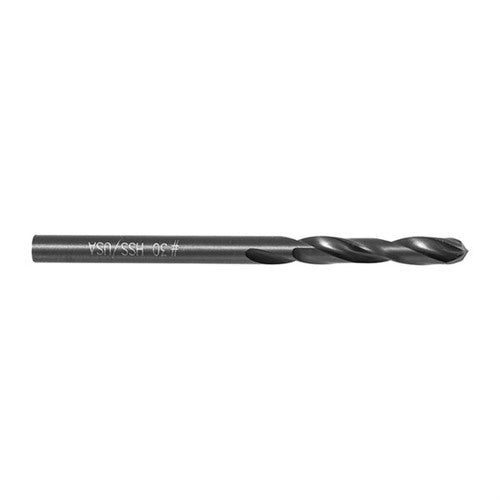SHORT LENGTH WIRE GAUGE DRILL 30S (0.129") DIAMETER
