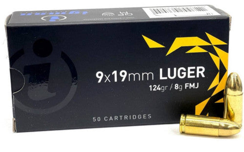 Igman 9mm Luger / Parabellum  124gr FMJ Ammo