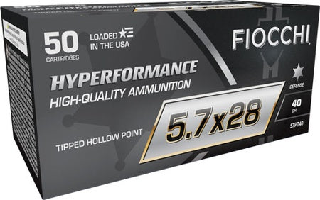 Fiocchi 5.7x28mm Hyperformance 40gr THP Ammo
