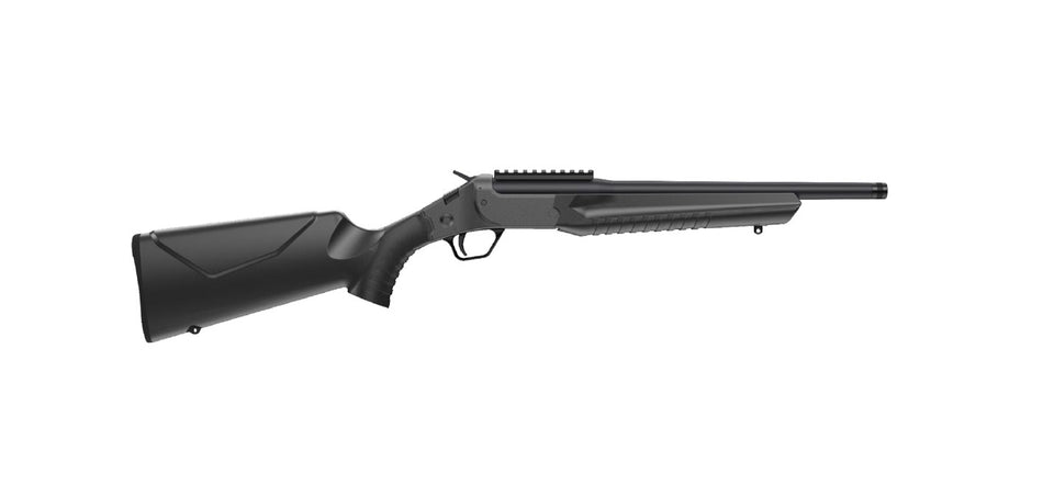 Rossi LWC0556BK LWC 5.56x45mm 1rd 16.50" Black Oxide Threaded Barrel, Black Picatinny Rail Steel Receiver, Black Fixed Synthetic Stock