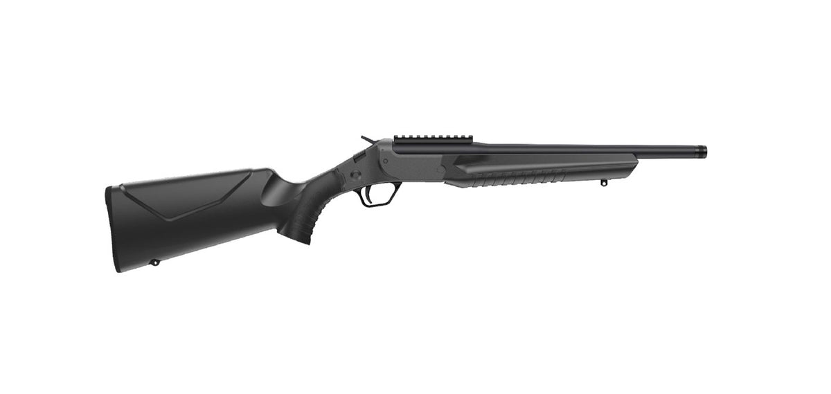 Rossi LWC300BBK LWC 300 Blackout 1rd 16.50" Black Oxide Threaded Barrel, Black Picatinny Rail Steel Receiver, Black Fixed Synthetic Stock