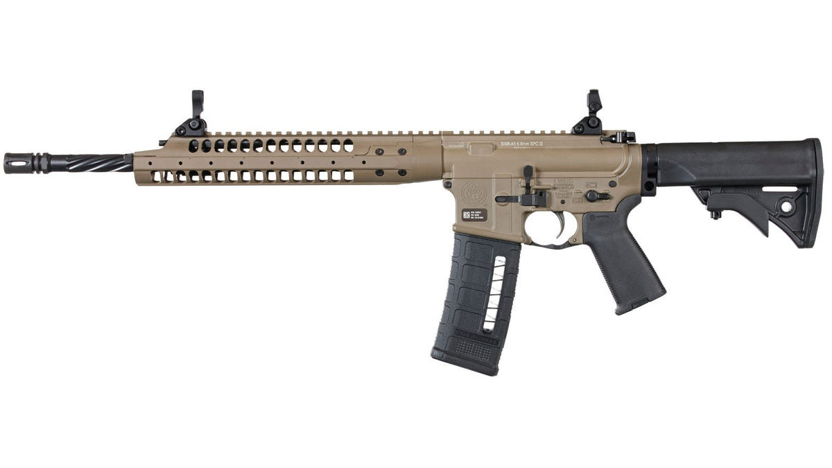 LWRC SIX8A5RCK16 SIX8 A5 6.8mm Rem SPC II 16.10" 30+1 Flat Dark Earth Cerakote Adjustable Stock