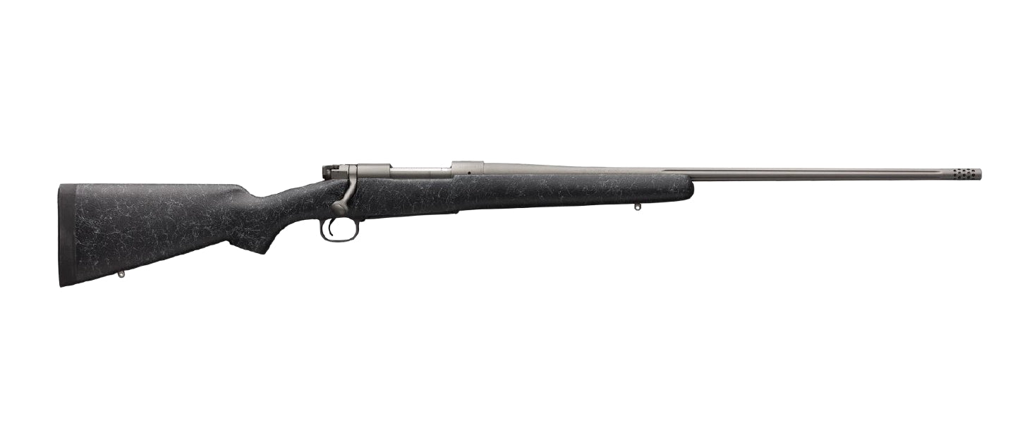 Winchester Guns 535238220 Model 70 Extreme 308 Win Caliber with 5+1 Capacity, 22" Barrel, Tungsten Gray Cerakote Metal Finish & Textured Charcoal Gray Fixed Bell & Carlson Stock Right Hand (Full Size)