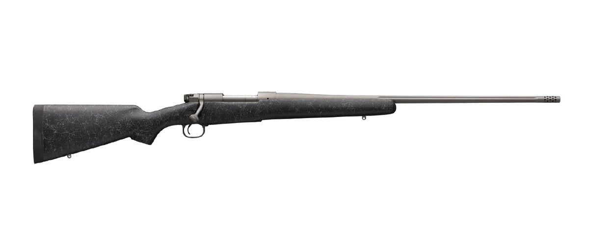 Winchester Guns 535238233 Model 70 Extreme 300 Win Mag 3+1 Cap 26" Tungsten Gray Cerakote Rec/Barrel Textured Charcoal Gray Fixed Bell & Carlson Stock Right Hand with MOA Trigger System (Full Size)