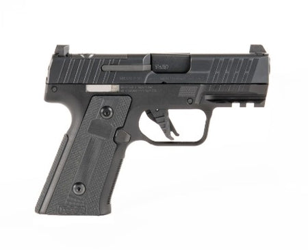 IWI US M9SLIM13CE MASADA Slim Commander Elite Compact Frame 9mm Luger 13+1 3.40" Black Button-Rifled Barrel, Black Optic Ready/Serrated Steel Slide, Black Aluminum Frame w/Picatinny Rail, Polymer Grip