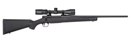 Mossberg 28052 Patriot 22-250 Rem Caliber with 5+1 Capacity, 22" Fluted Barrel, Matte Blued Metal Finish & Black Synthetic Stock Right Hand (Full Size) Includes Vortex Crossfire II 3-9x40mm Scope