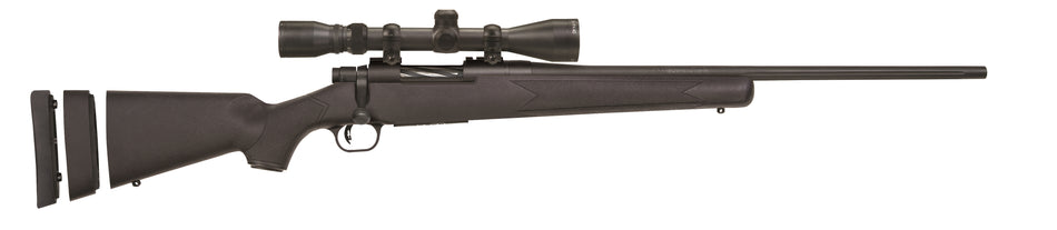 Mossberg 28094 Patriot Super Bantam Youth 350 Legend 4+1 22" Matte Blued Fluted Steel Barrel & Receiver, Black Synthetic Stock, 3-9x40mm Duplex Scope