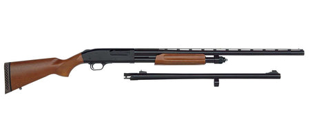 Mossberg 68224 835 Ulti-Mag Combo 12 Gauge 5+1 3.5" 28" Vent Rib/24" Slugster Barrel, Blued Steel Receiver, Dual Extractors, Fixed Wood Stock, Accu-Mag Chokes