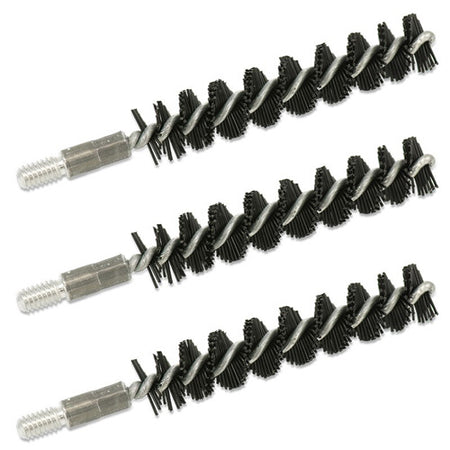 3/PK NYLON RIFLE BRUSH .41 / .416 CAL 8/32 M THR