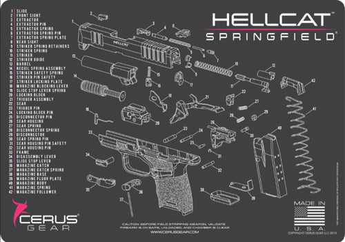 SPRINGFIELD HELLCAT SCHEMATIC PINK