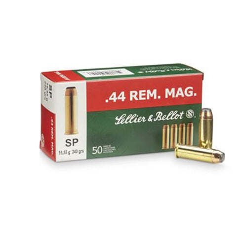 Sellier and Bellot .44 Magnum  240gr JHP Ammo
