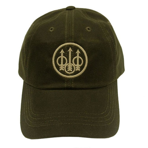 WAXED COTTON HAT GREEN OLIVE