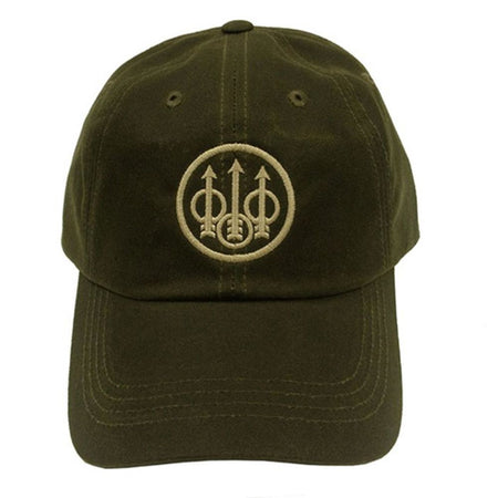 WAXED COTTON HAT GREEN OLIVE