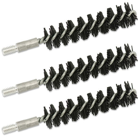 3/PK NYLON RIFLE BRUSH .44 / .45 CAL 8/32 M THR
