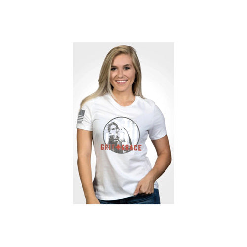WOMEN RELAX FIT SHIRT GRIT/GRACE WHT XL