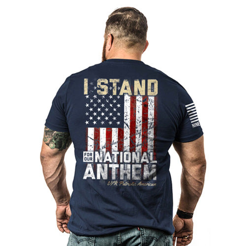 I STAND T-SHIRT NAVY S