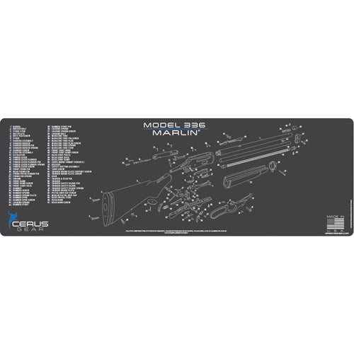 MARLIN MODEL 336 SCHEMATIC CHARCOAL GRAY