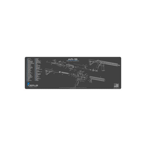 AR15 FREE FLOAT HANDGUARD SCHEM CHAR GRY