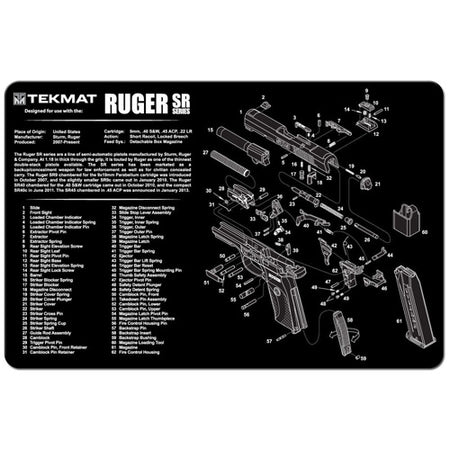 TEKMAT RUGER SR9/SR40 - 11X17IN