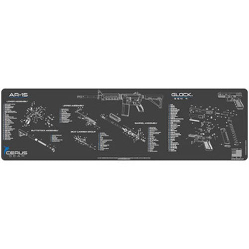 AR15 AND GLOCK COMBO MAT CHAR GRAY