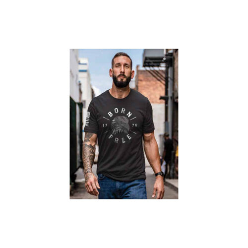 MENS T-SHIRT EAGLE BLACK 3XL