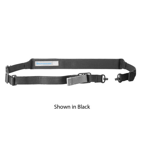 Blue Force Gear Vickers, Padded 2-Point Combat Sling, Push Button Swivels, 54" with Adjuster Tightened, Ranger Green, 1.00" Webbing VCAS-PB-200-AA-RG